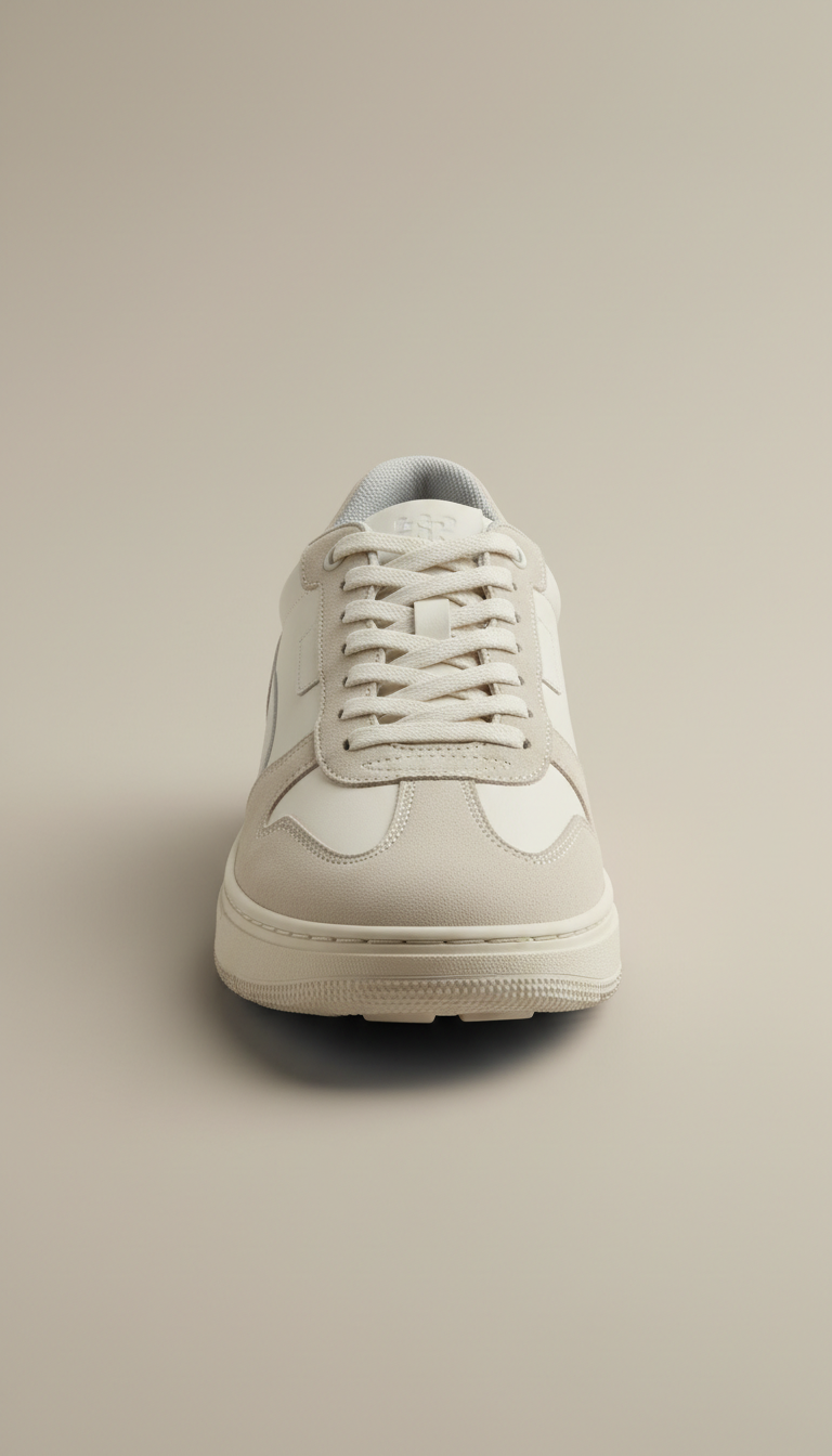 Ivory Mist Italian Leather Sneaker