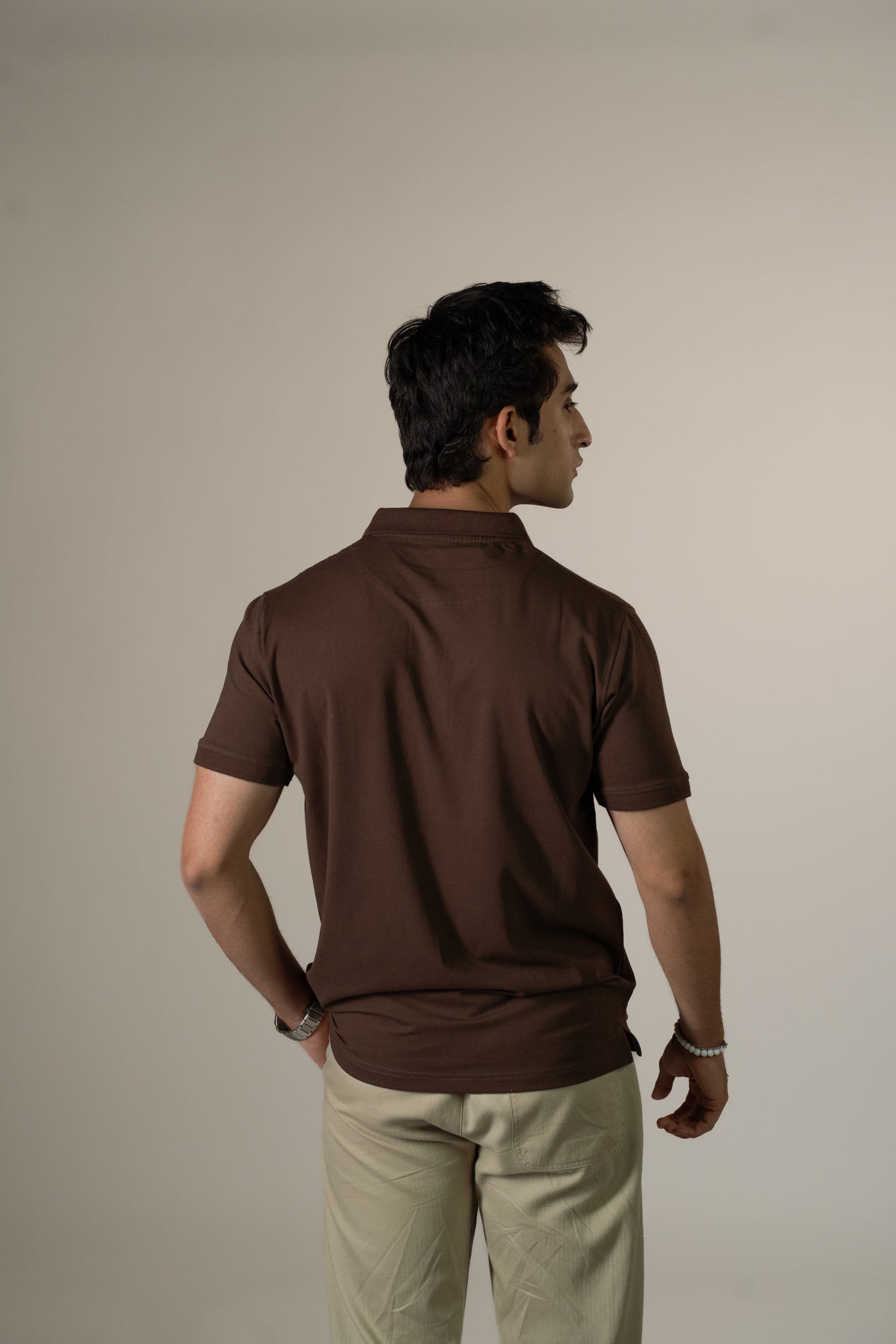 Laurel LuxeStretch Polo (Mocha)