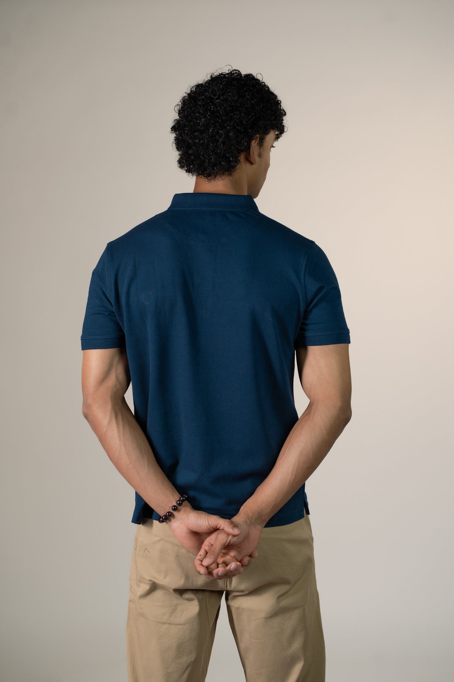 Buttonaire Polo Laurel Stretch - Midnight Teal