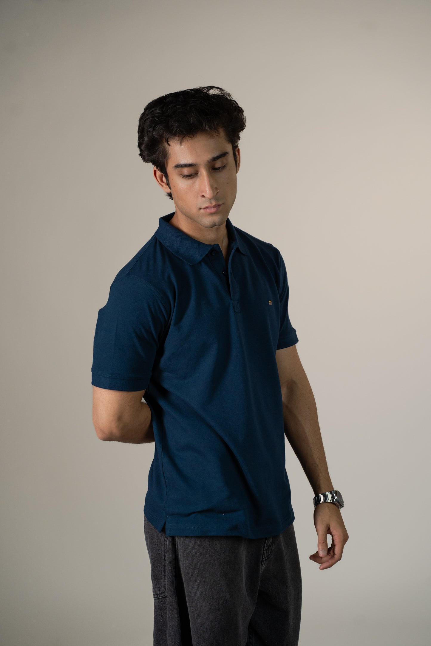 Buttonaire Signature Stretch – Midnight Blue