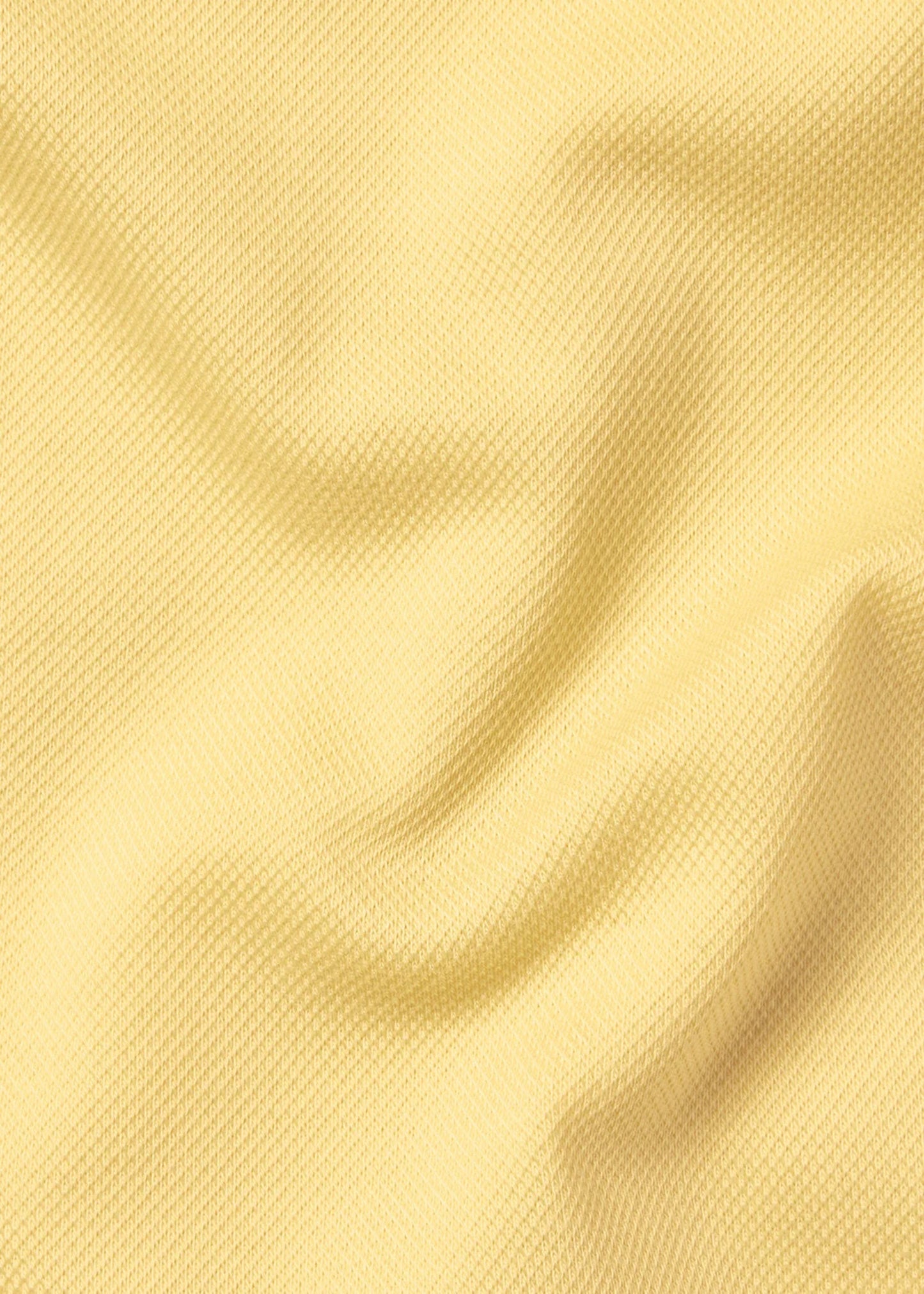 M Emblem Stretch Polo Tipping Collar (Lemon)
