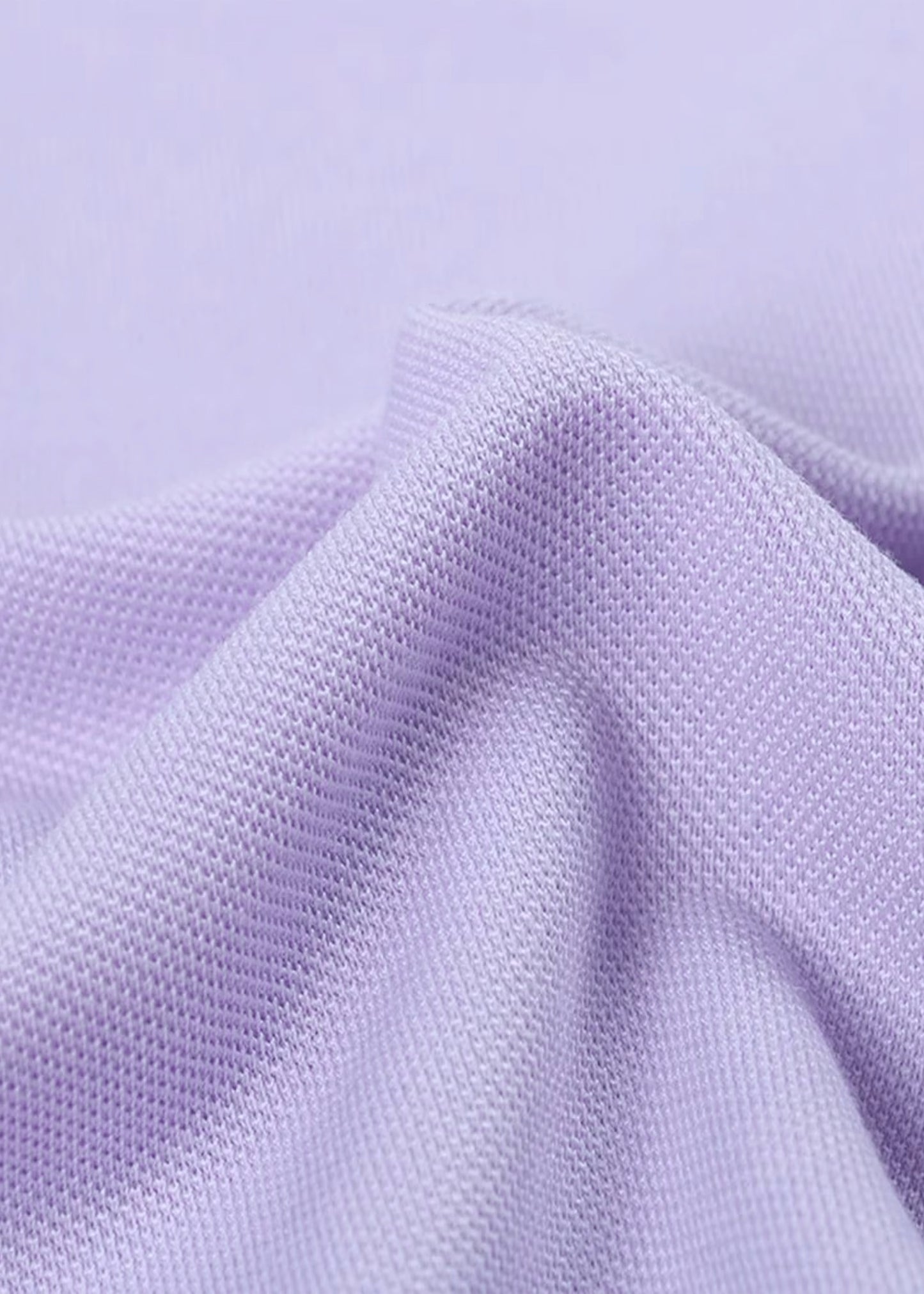 M Emblem Stretch Polo Tipping Collar (Lilac)