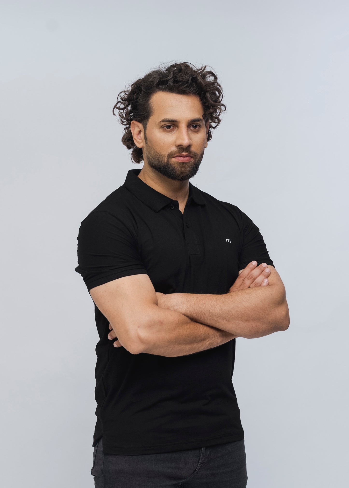 Marcar LuxeStretch  Polo (Black)