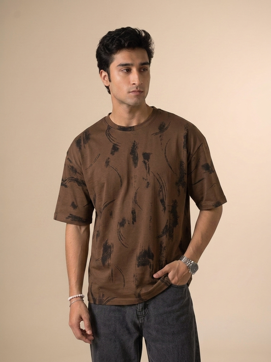 Marcar CloudLuxe Abstract Brush Oversized (Mocha)