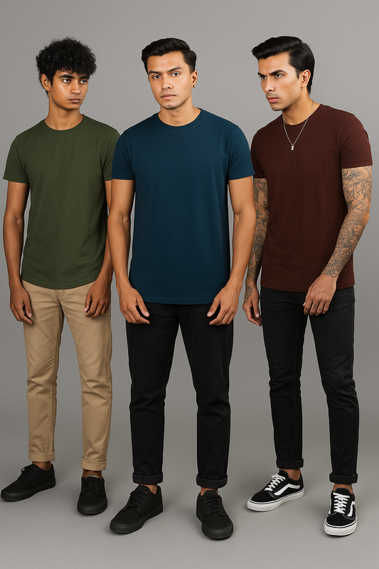 Essentials Trio Pack (Blue/Teal/Maroon)