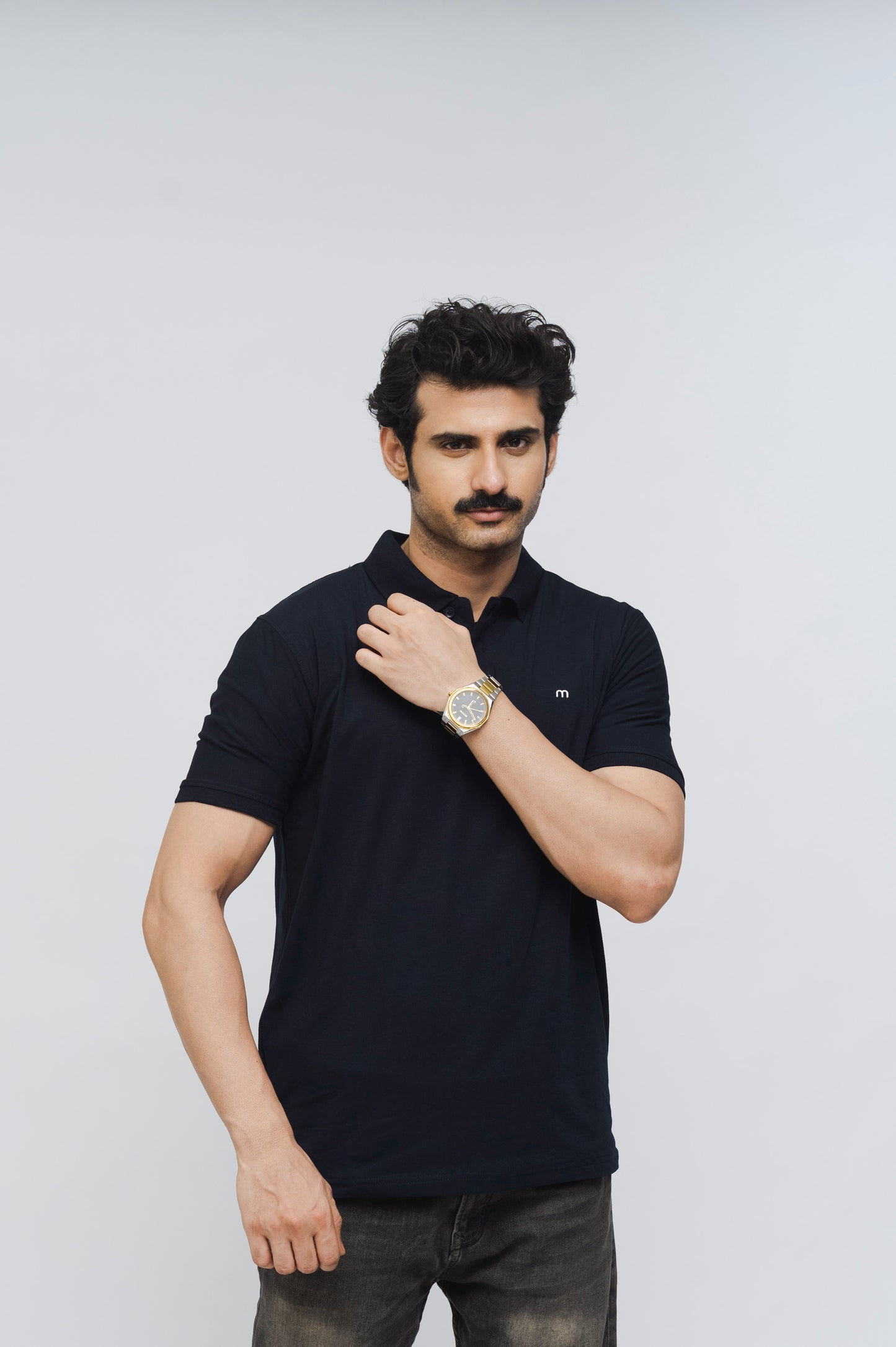 Marcar LuxeStretch  Polo (Navy)