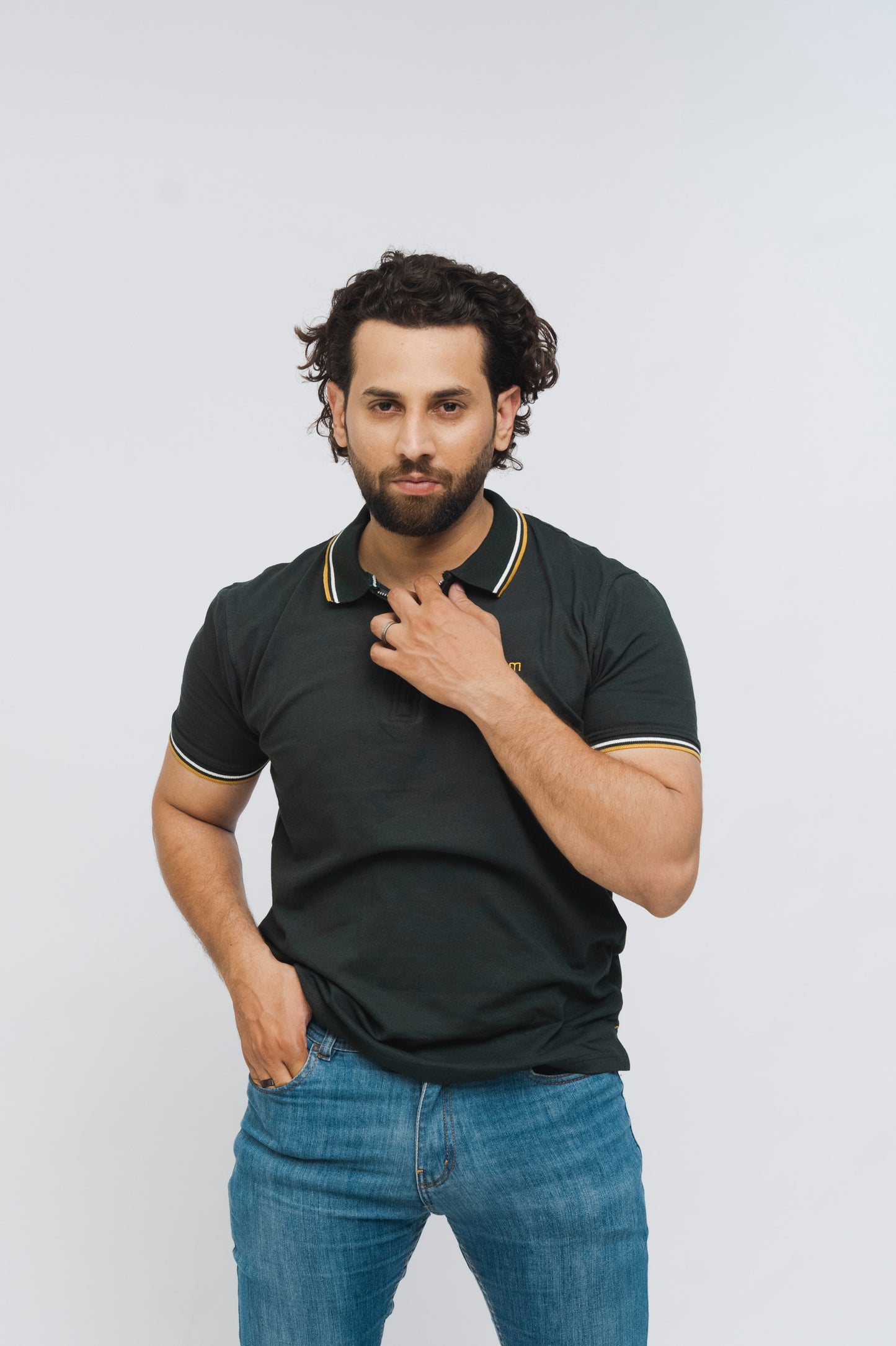 Zénzip Polo M Stretch Polo (Green)