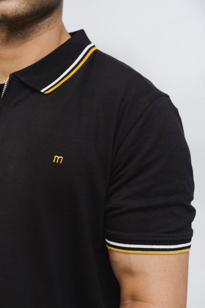 Zénzip Polo M Stretch Polo (Black)