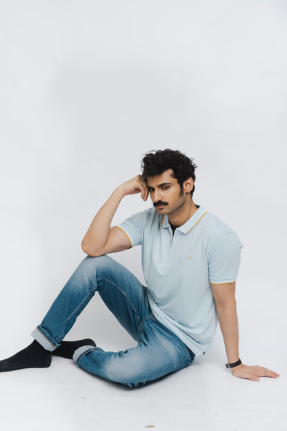 Zénzip Polo M Stretch Polo (Sky)