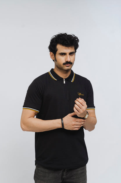 Zénzip Polo Signature Stretch (Black)