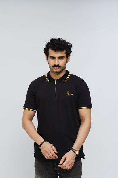 Zénzip Polo Signature Stretch (Black)