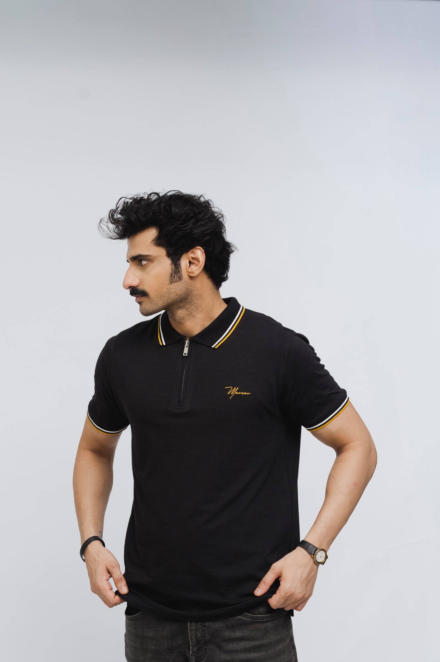 Zénzip Polo Signature Stretch (Black)