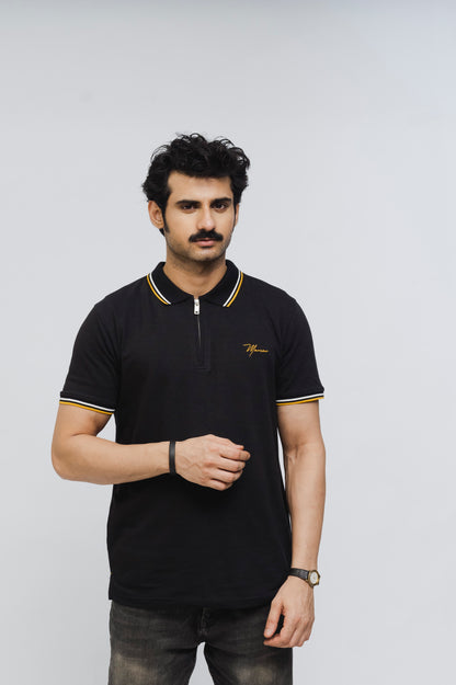 Zénzip Polo Signature Stretch (Black)