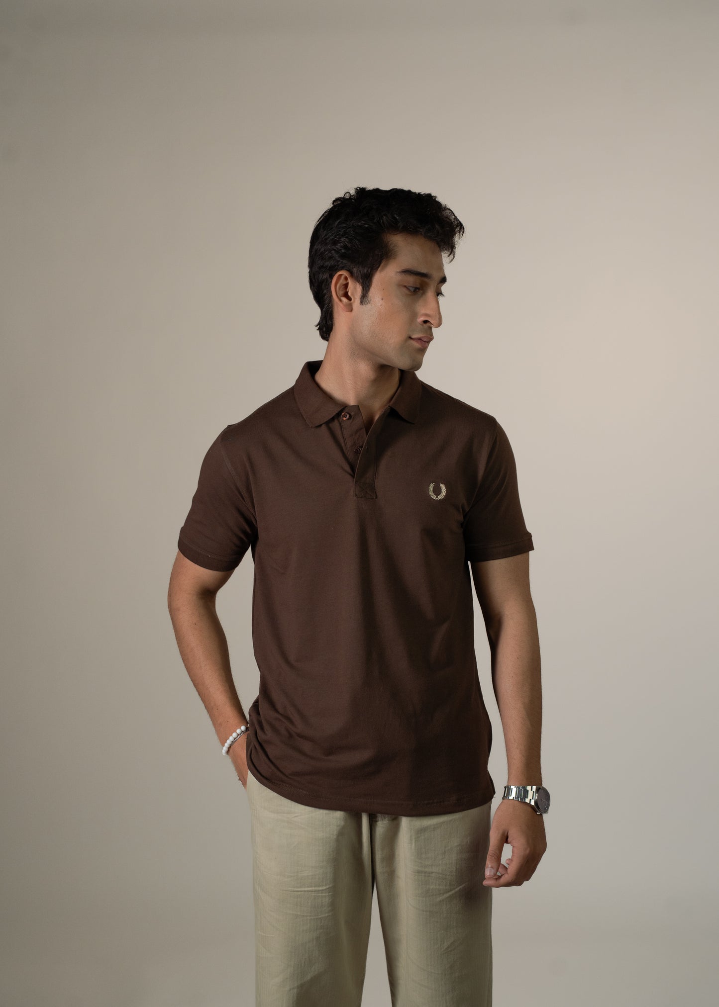 Laurel LuxeStretch Polo (Mocha)