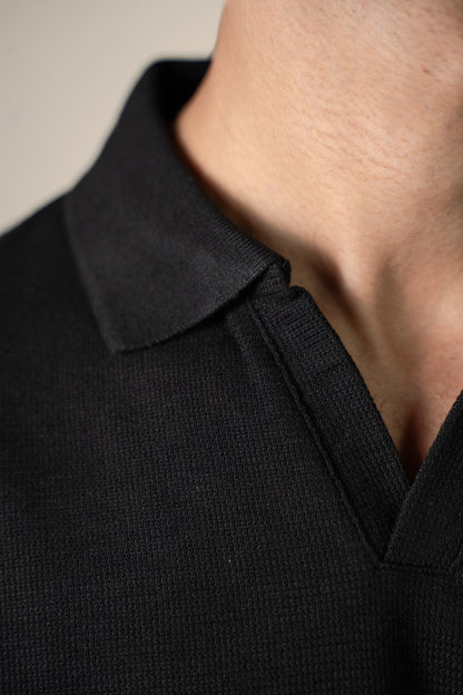The Artisan V-Knit | Obsidian Black