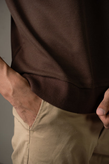 Signature Artisan Knit – Mocha Brown