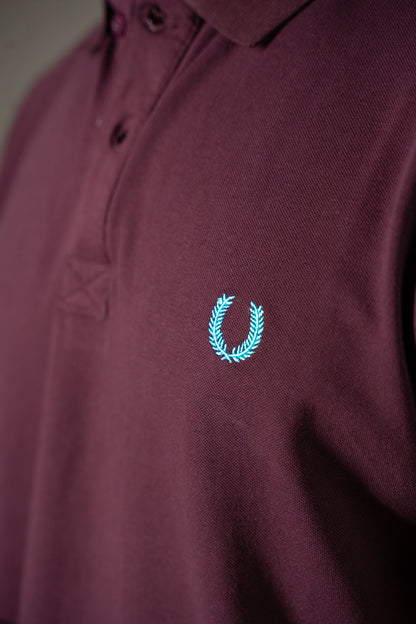 Buttonaire Polo | Laurel Stretch - Violet Plum