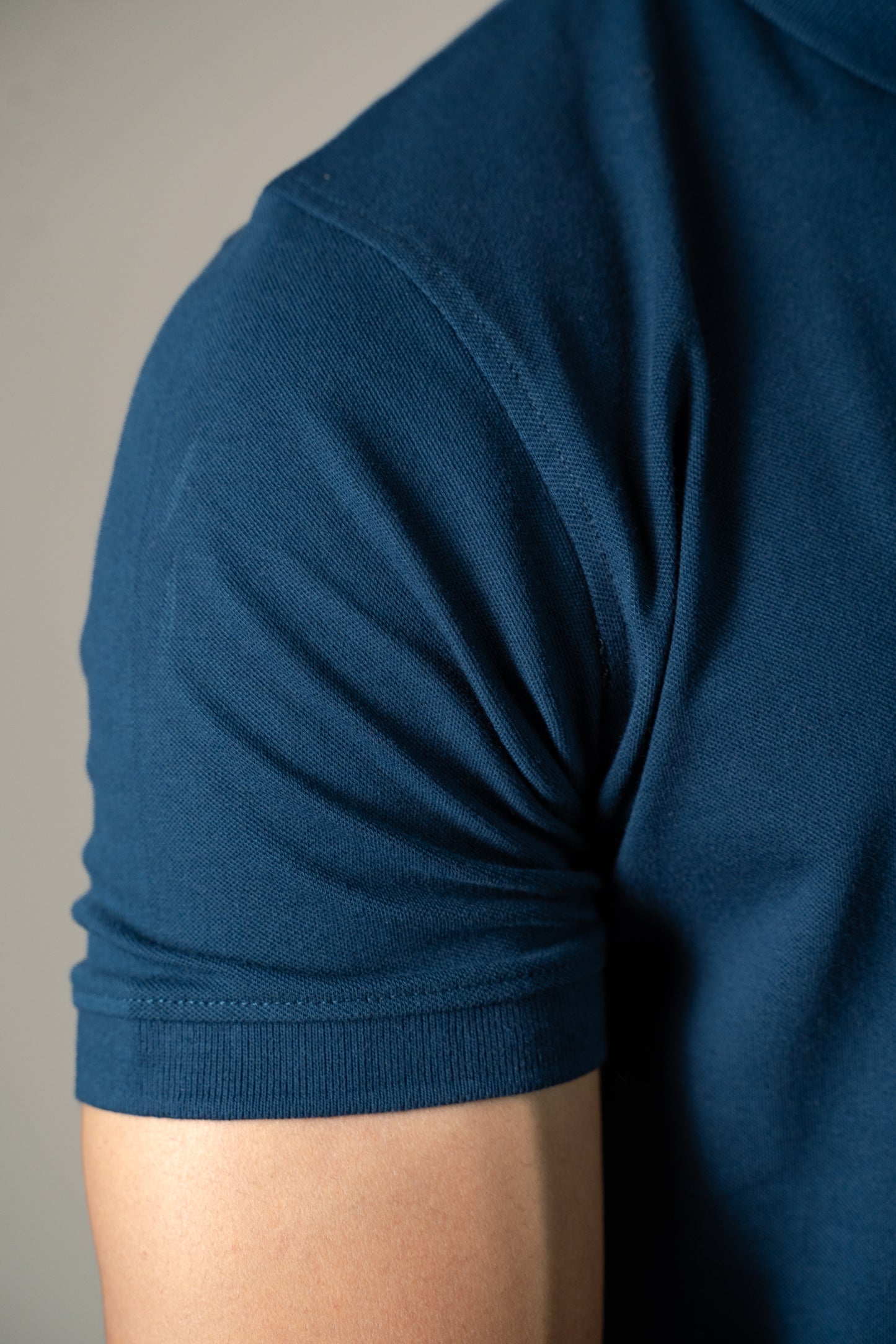 Buttonaire Polo Laurel Stretch - Midnight Teal