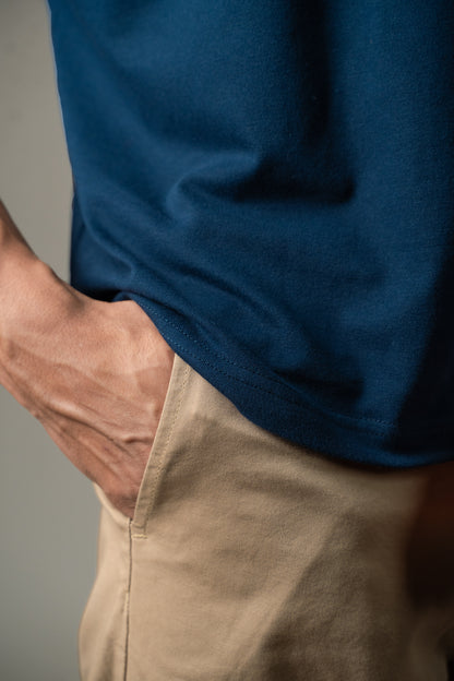 Buttonaire Polo Laurel Stretch - Midnight Teal