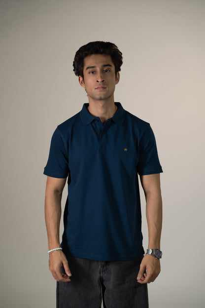 Buttonaire Signature Stretch – Midnight Blue