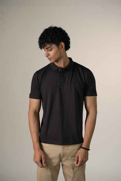 Buttonaire Signature Stretch – Midnight Black
