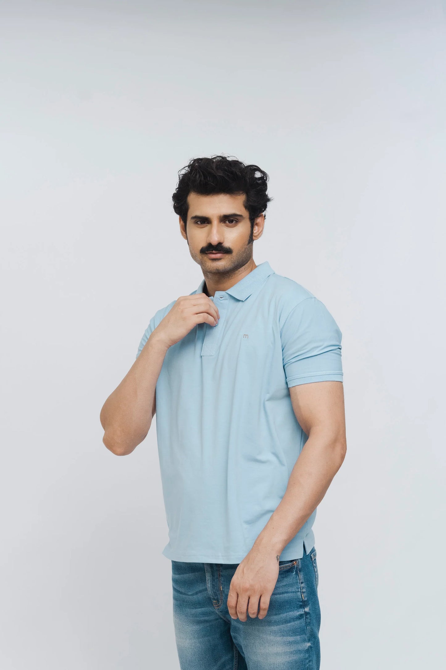 Marcar LuxeStretch  Polo (Sky)