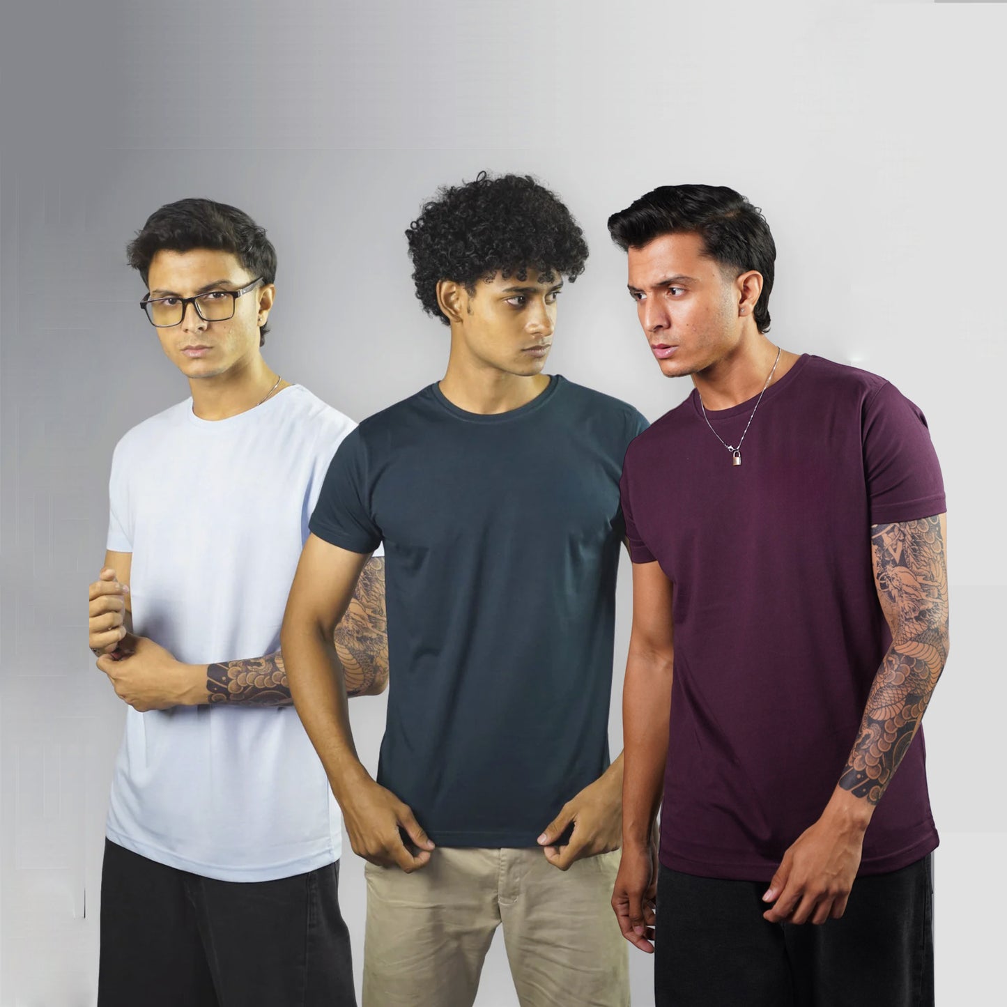 Essentials Trio Pack (Teal/Sky Blue/Indigo)