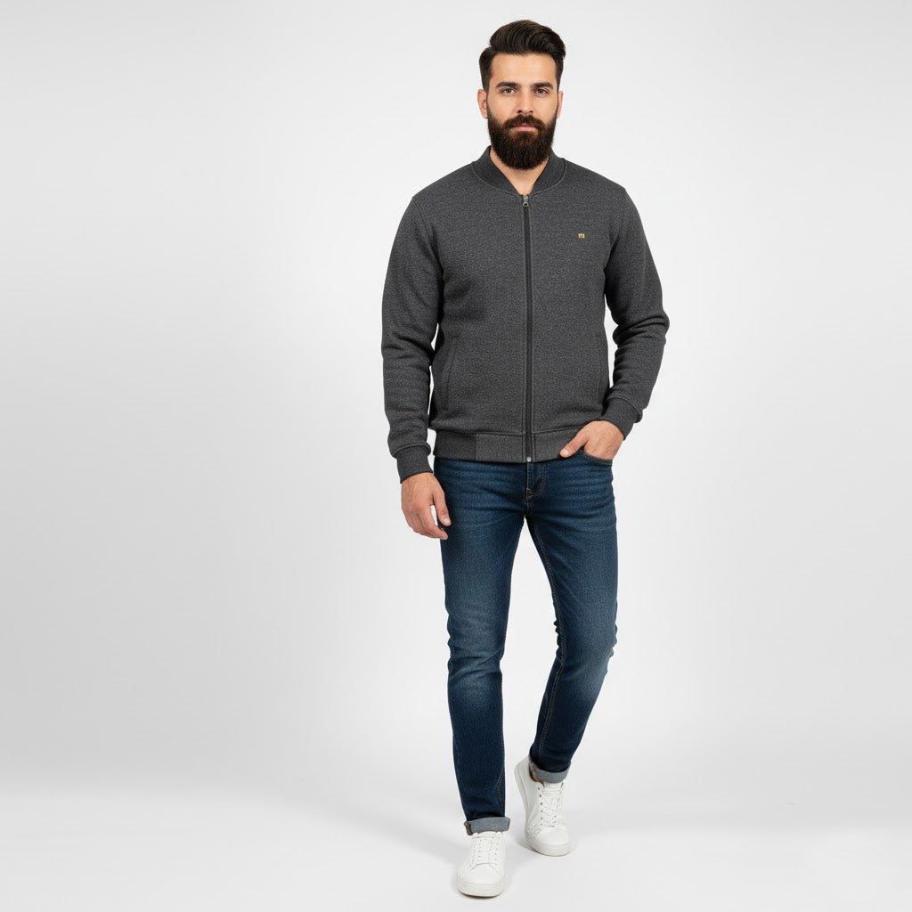 Marcar Bomber Jacket (Charcoal)